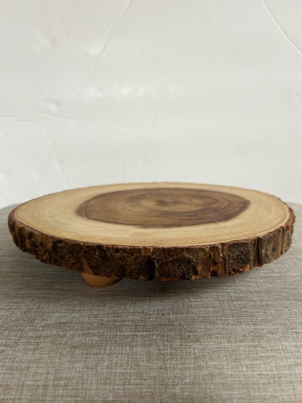 Wood Look Cake Stand or Serving Board